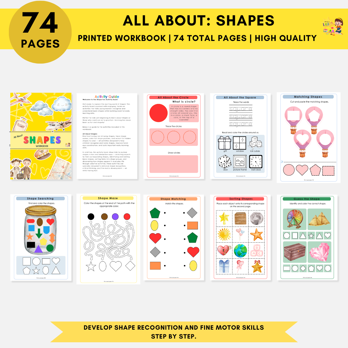 All About Shapes Workbook