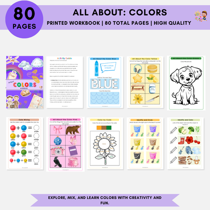All About Colors Workbook