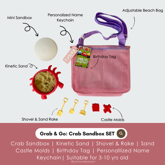 Grab & Go: Crab Mini Sandbox SET