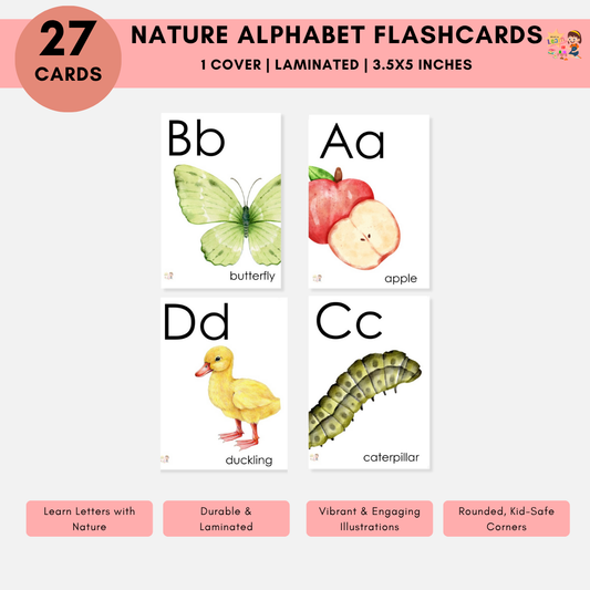 Flashcard: Alphabets Nature
