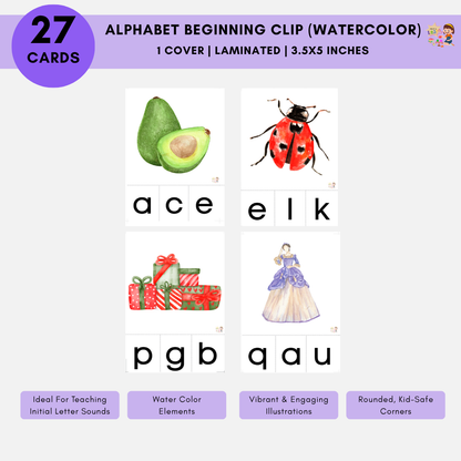 Activity Flashcard: Alphabet Beginning Sounds Clip