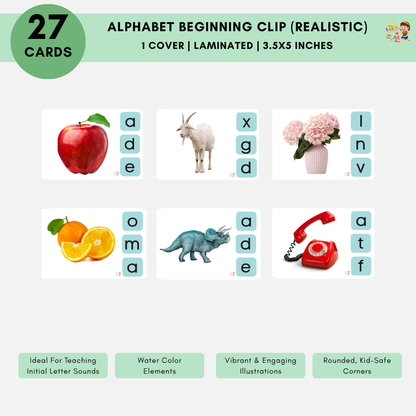 Activity Flashcard: Alphabet Beginning Sounds Clip