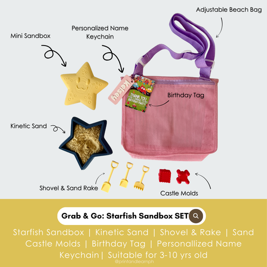 Grab & Go: Starfish Mini Sandbox SET