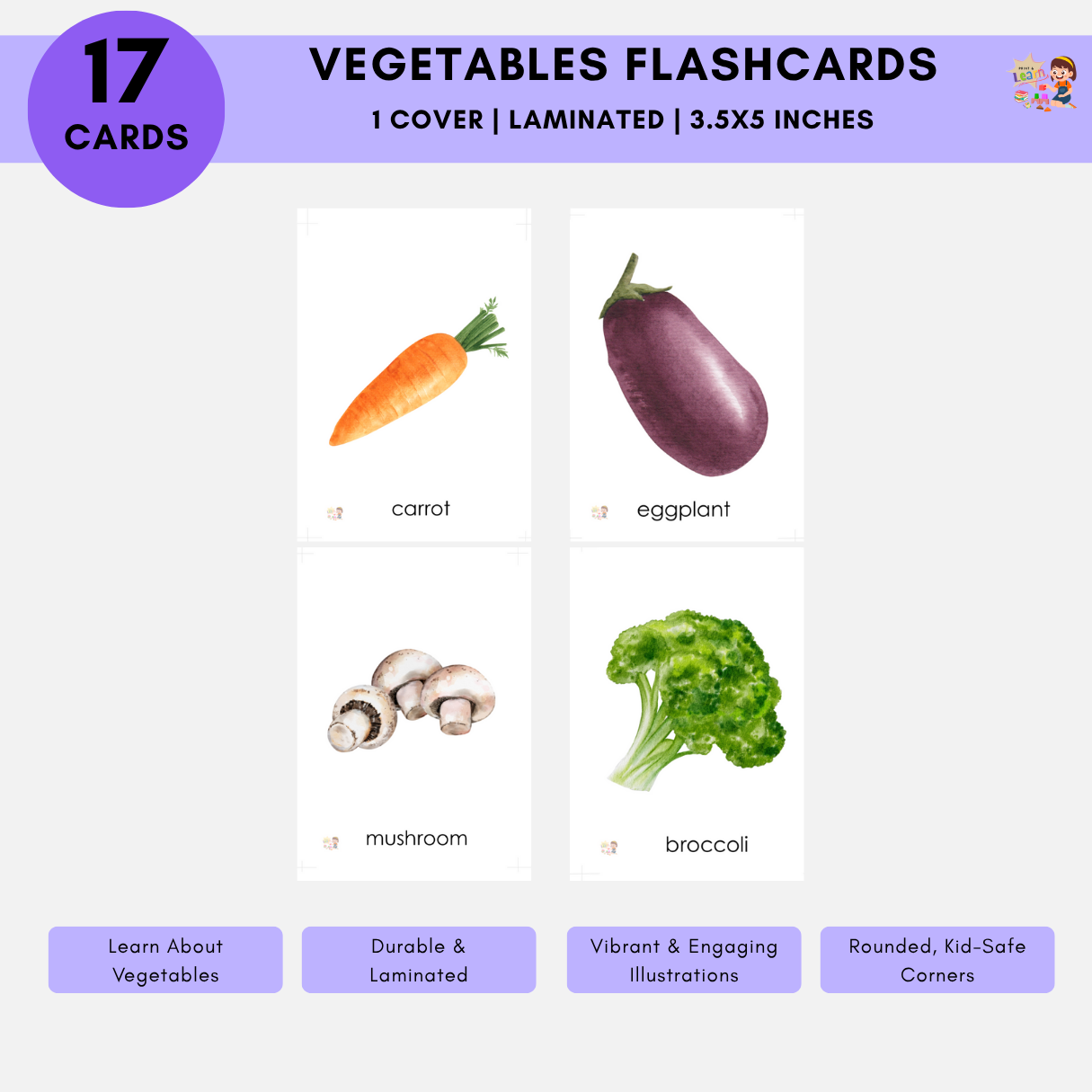 Flashcard: Vegetables