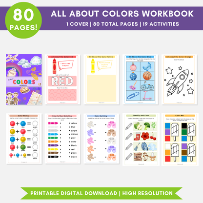 All About Colors Workbook (Digital Only)