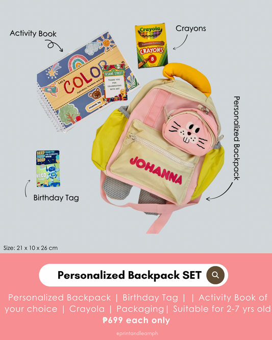 Personalized Backpack SET