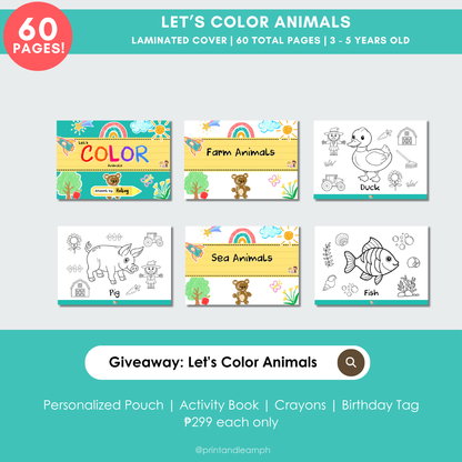 Let's Color: Animals