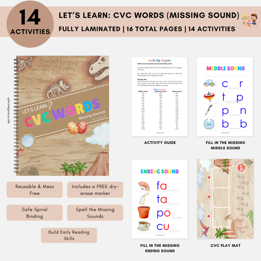 Let’s Learn: CVC Words (Missing Sound)