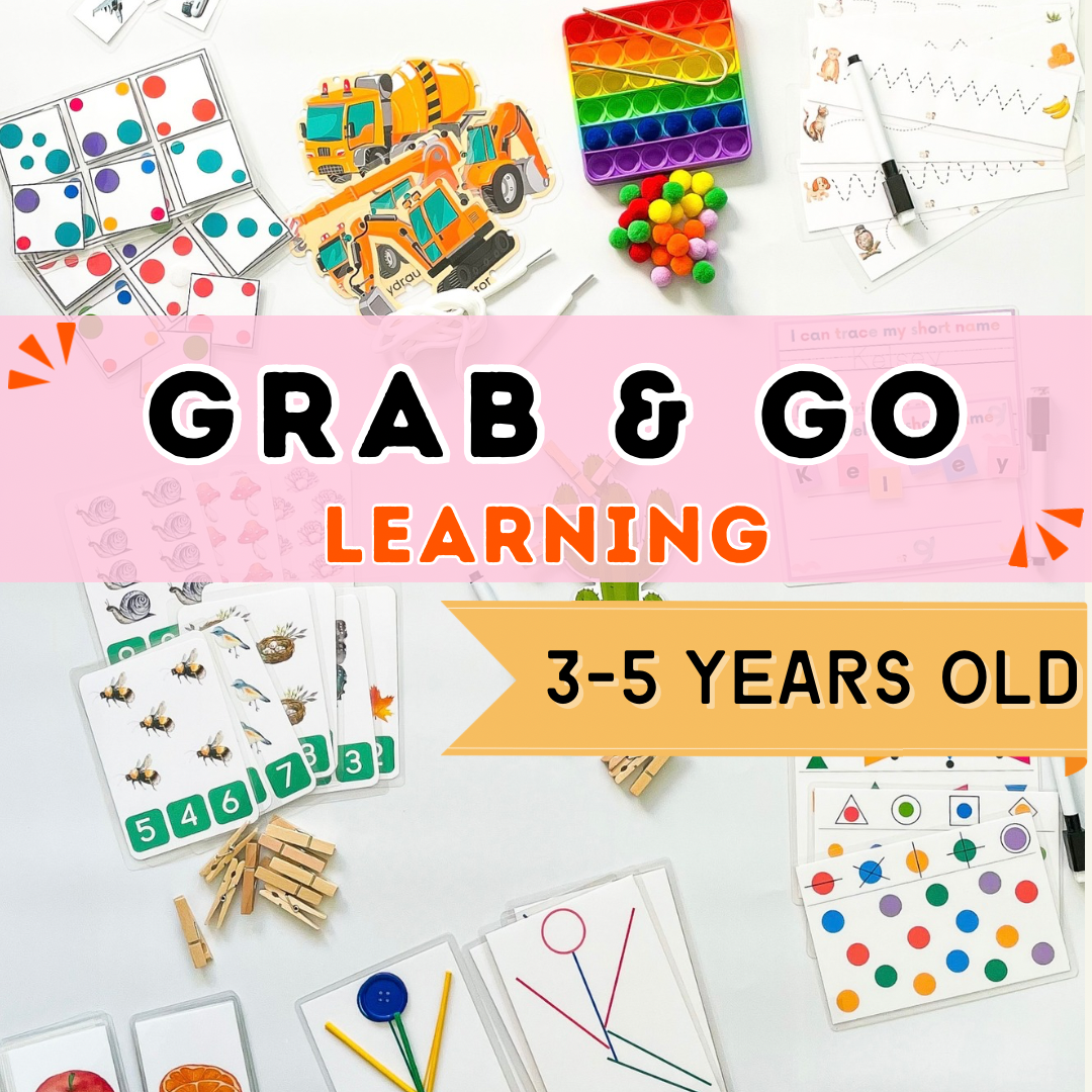 Grab & Go Learning Kits for 3 - 5 Years Old