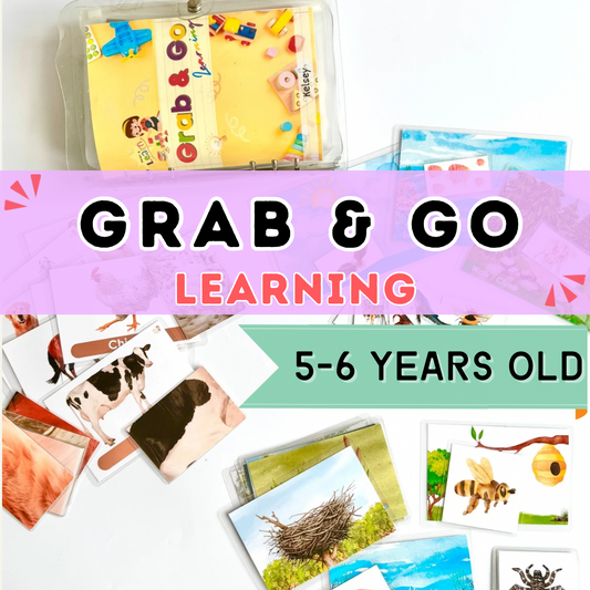 Grab & Go Learning Kits for 5 - 6 Years Old
