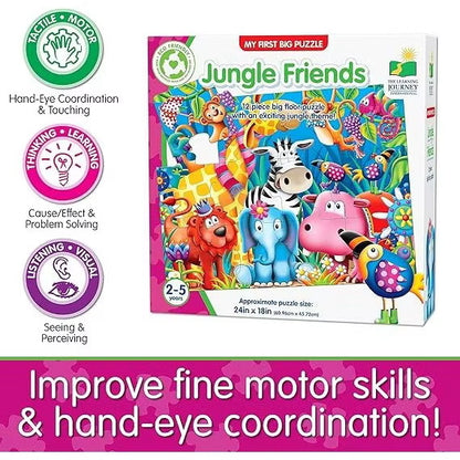 My First Big Floor Puzzle - Jungle Friends