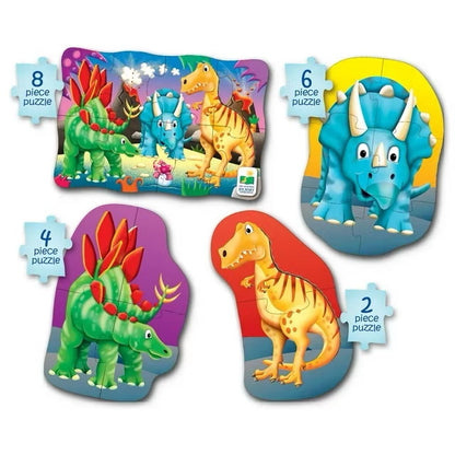 My First Puzzle - Sets 4 in A Box Puzzles Dino