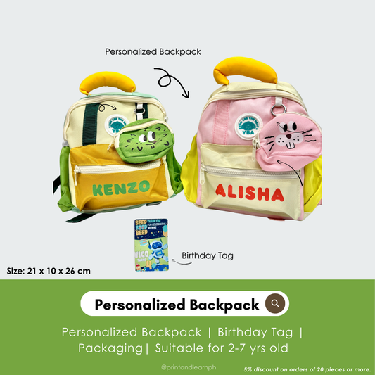 Personalized Backpack for Kids