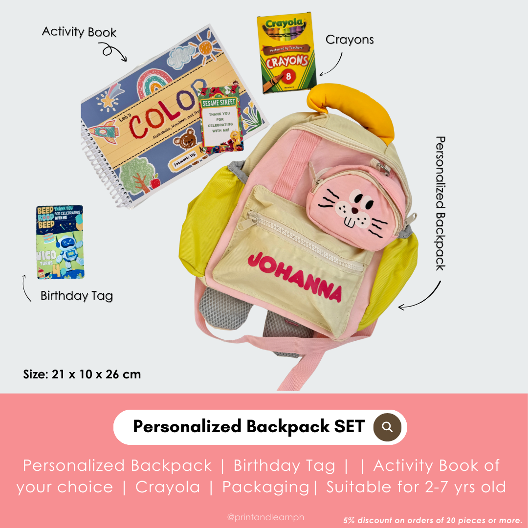 Personalized Backpack SET