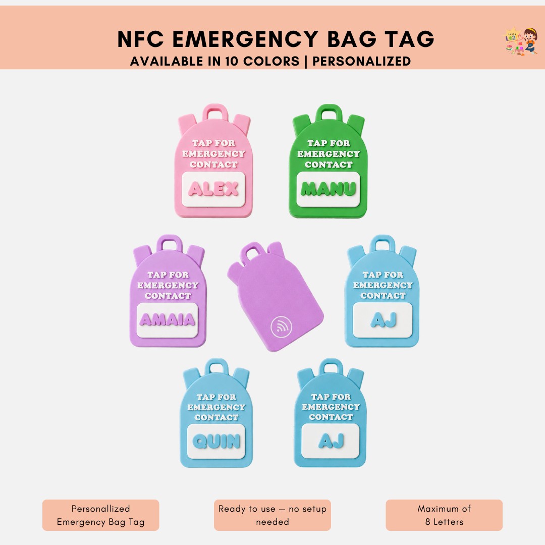 NFC Emergency Bag Tag
