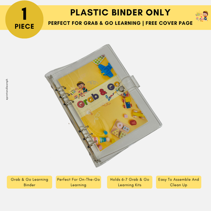 BINDER ONLY -  Binder for Grab & Go Learning with Free Cover