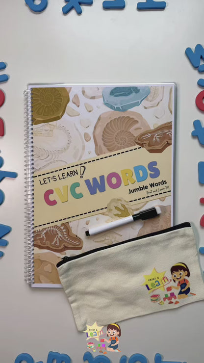 Let’s Learn: CVC Words (Jumbled Words)